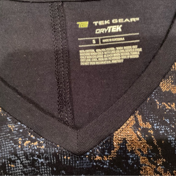 Tek Gear DryTek Positive Vibes Women’s Glitter T-Shirt Size Small - Picture 4 of 4